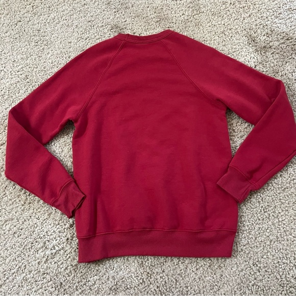 Charlie Hustle Brand Oklahoma Sooners Banner Crewneck Raglan Fleece Sweatshirt - Picture 4 of 8